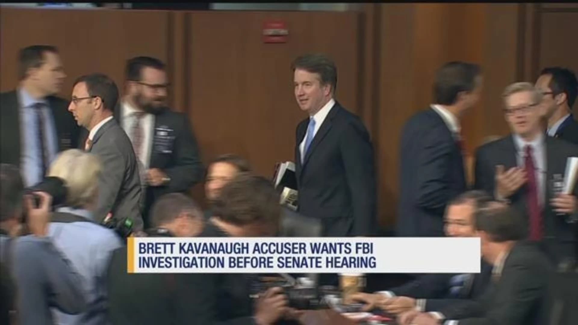 Trump says we'll make decision if Kavanaugh accuser credible
