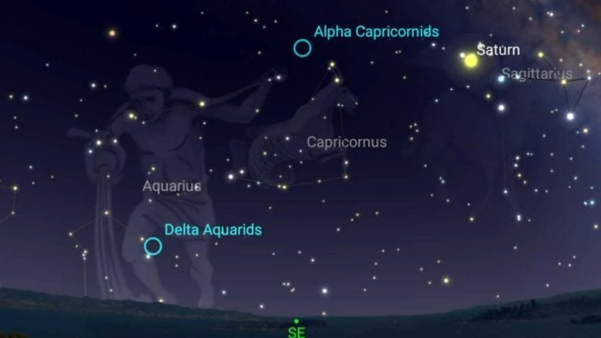 Double meteor shower visible Monday night