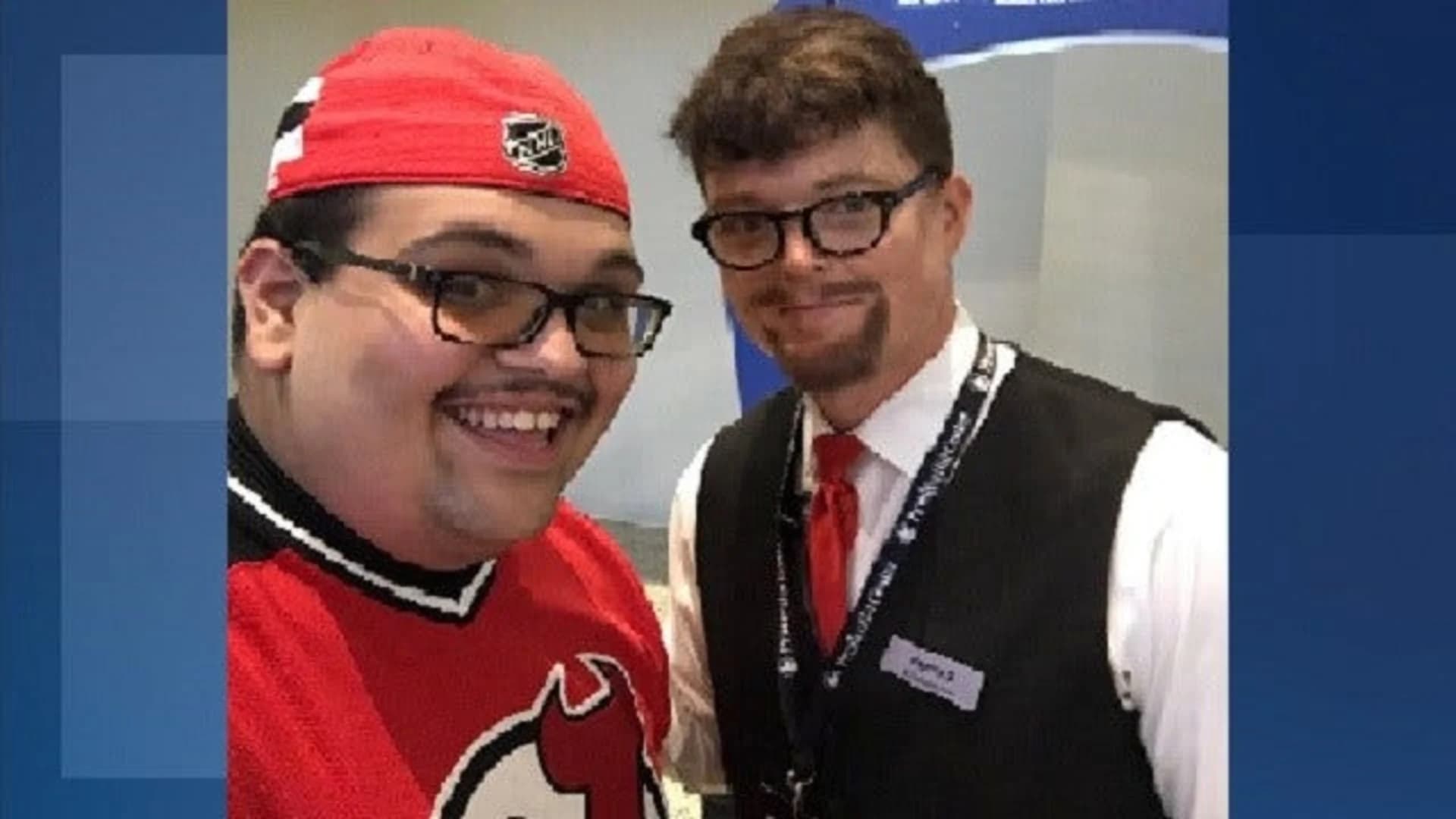 Devils’ Cory Schneider, disguised as usher, surprises fan with jersey