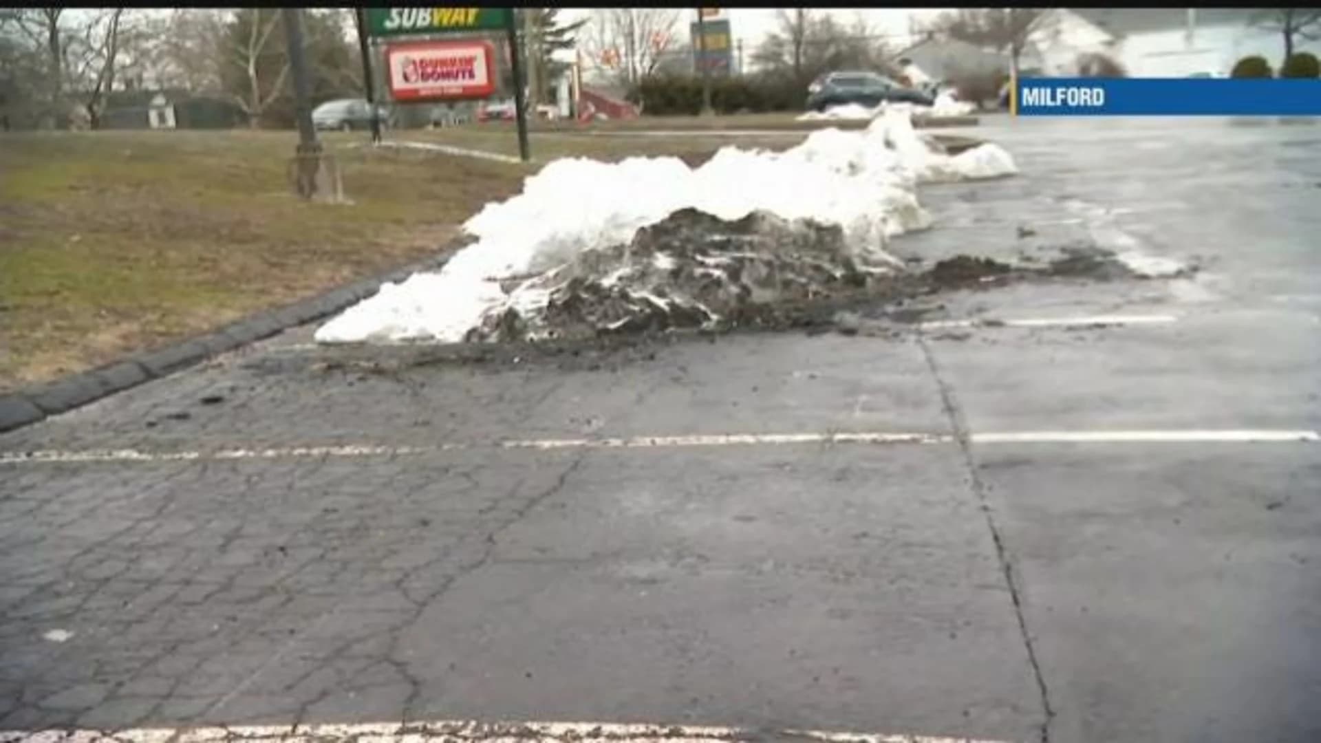 Storm's delay welcomed by residents in Milford