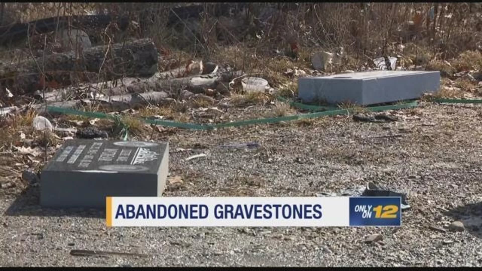 Gravestones found abandoned at NYC Parks Department property