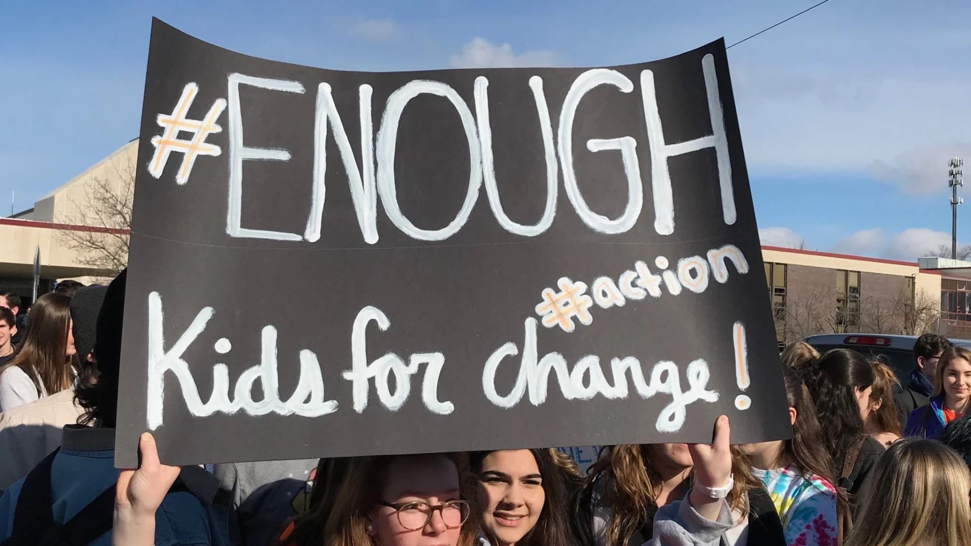 PHOTOS: Students stage school walkouts to protest gun violence