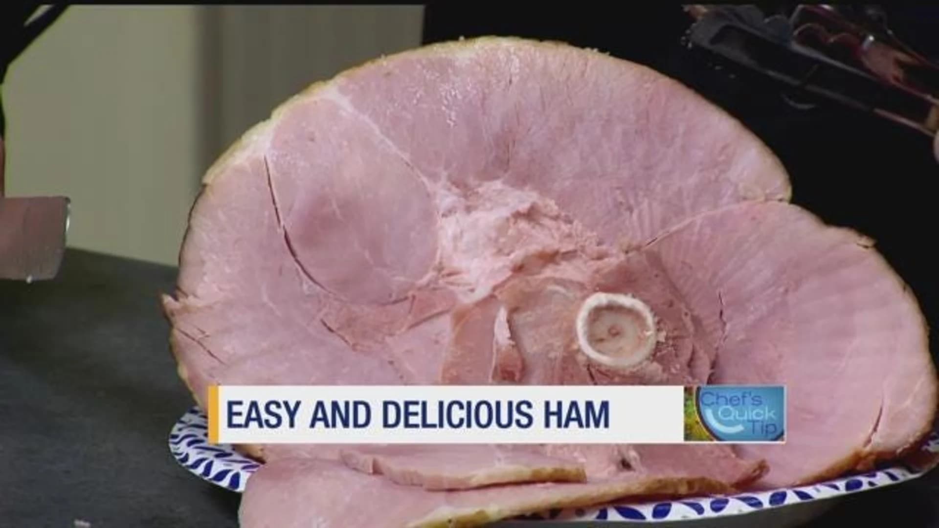 Chef's Quick Tips: Balsamic honey glazed ham