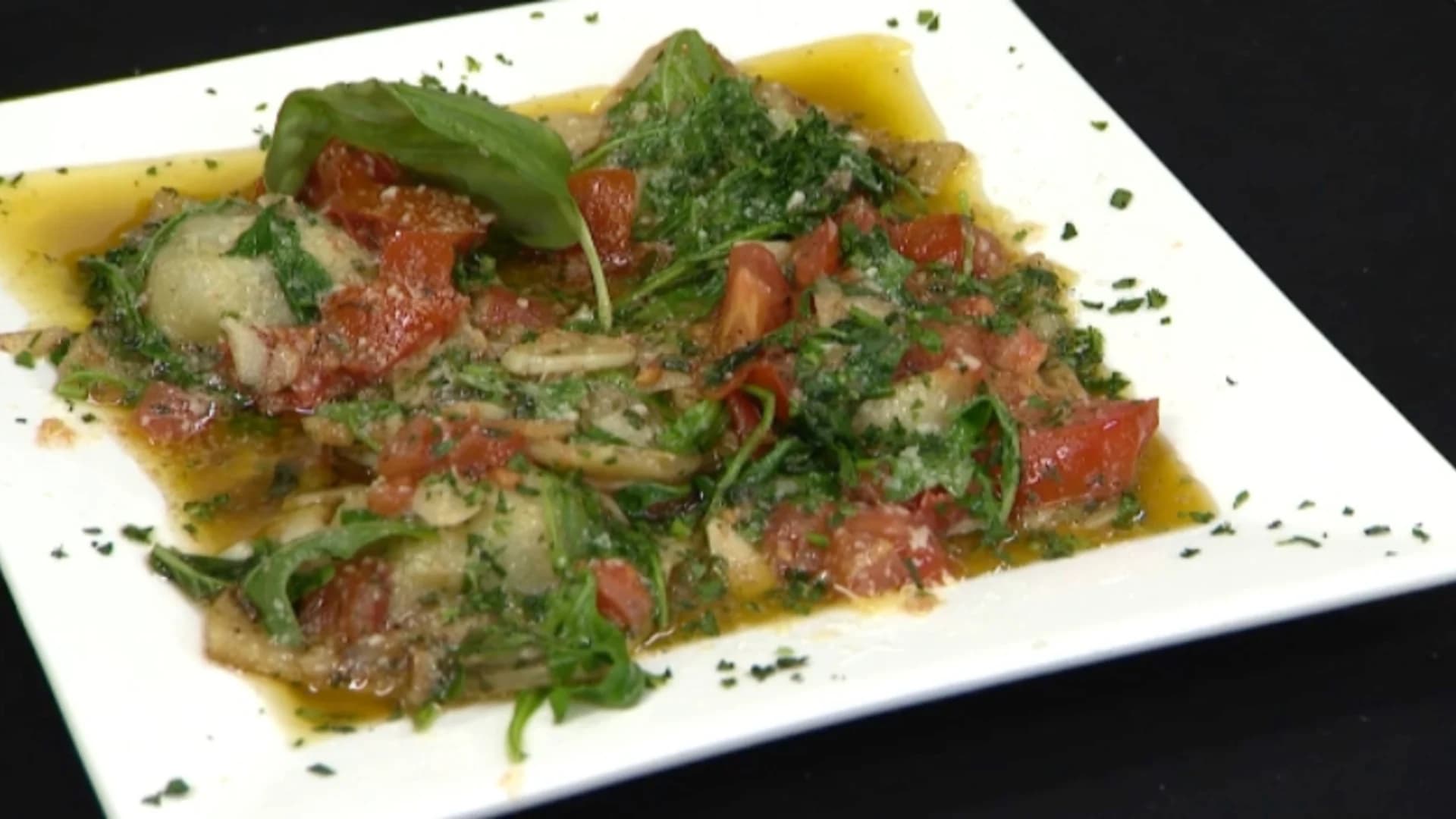 What's Cooking: Sausage ravioli and broccoli rabe