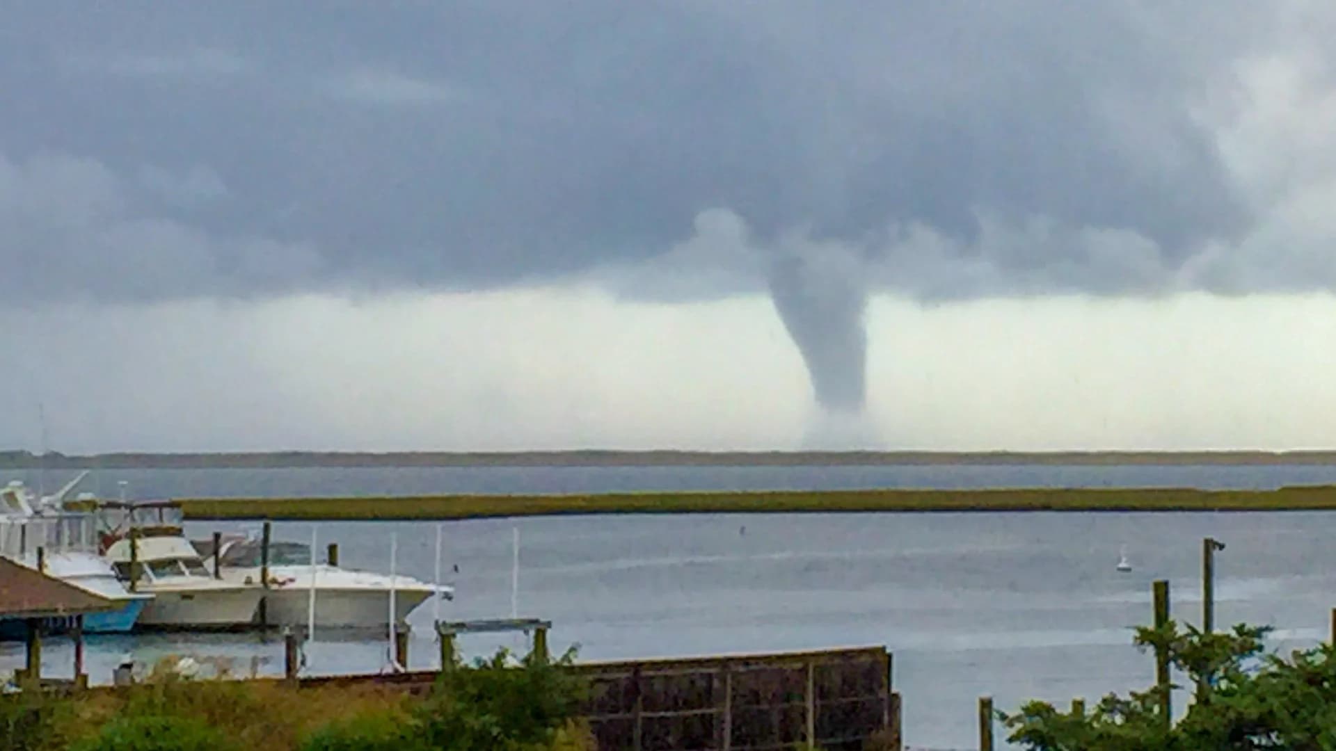 Viewer Photos: Waterspouts seen off South Shore