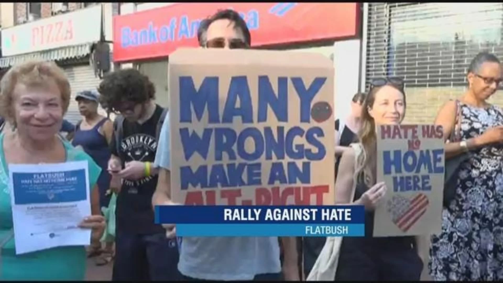 Flatbush rally condemns hate groups