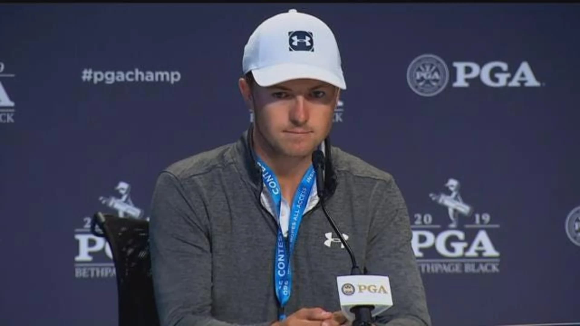 Extended news conference with Jordan Spieth during PGA Championship week