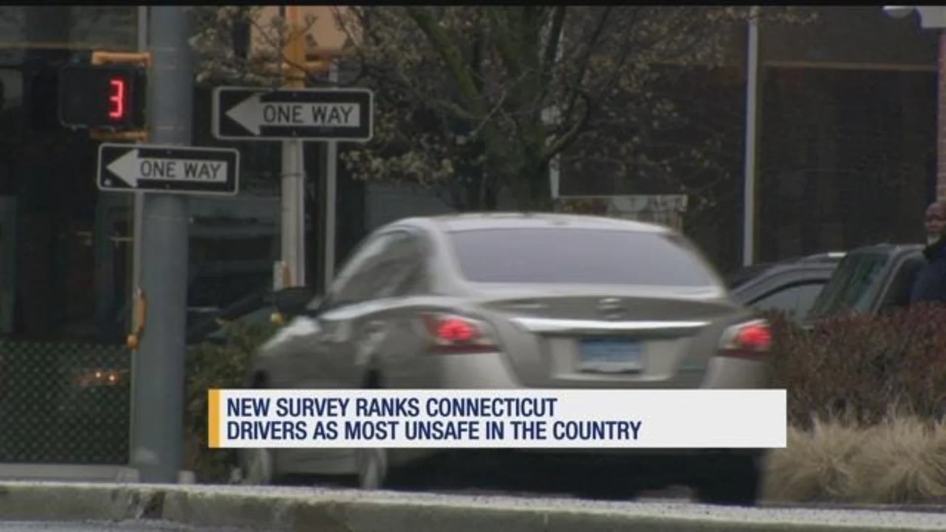 Report: Connecticut drivers most unsafe in country