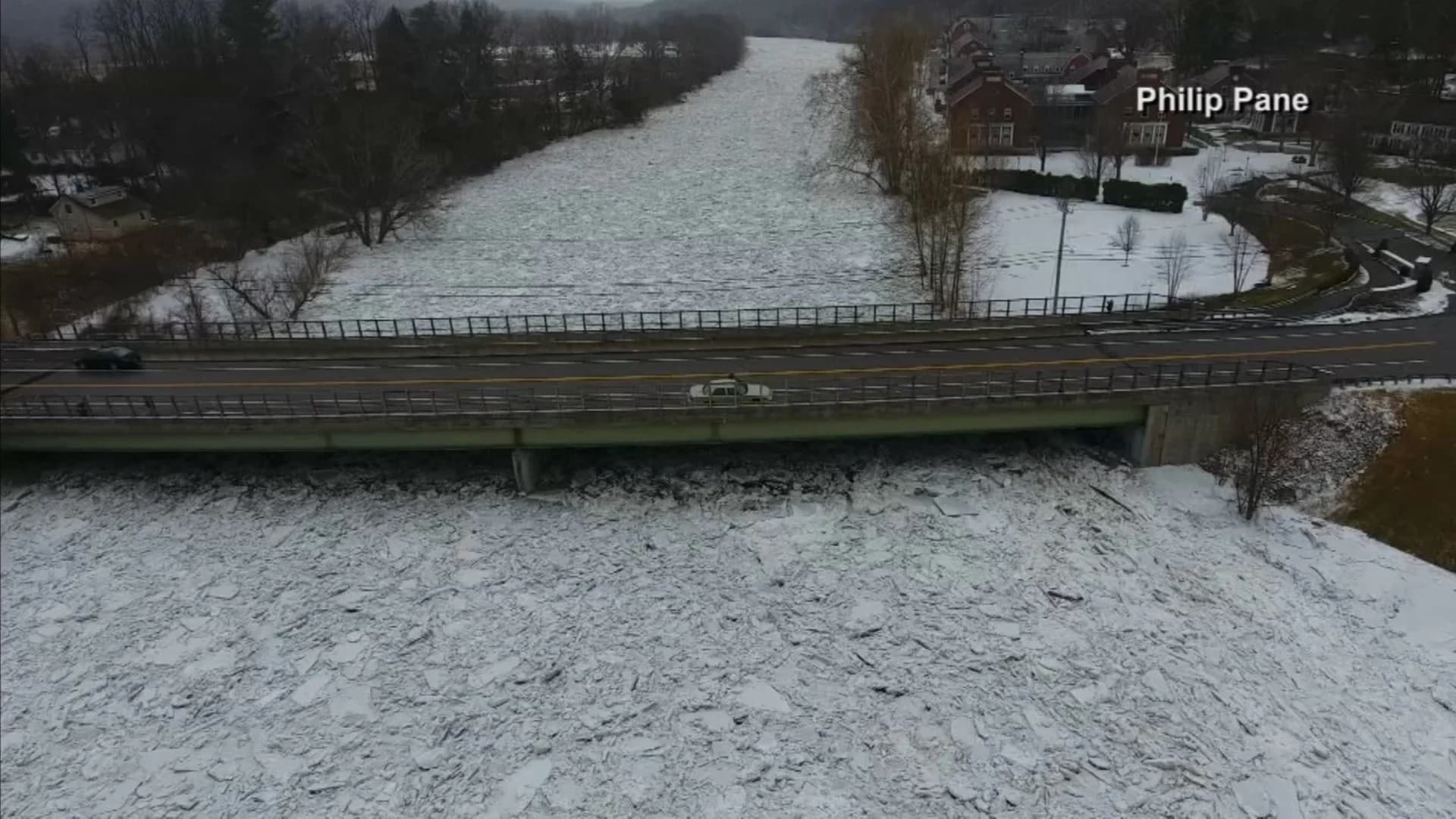 Officials float ideas for how to remove Kent ice jam