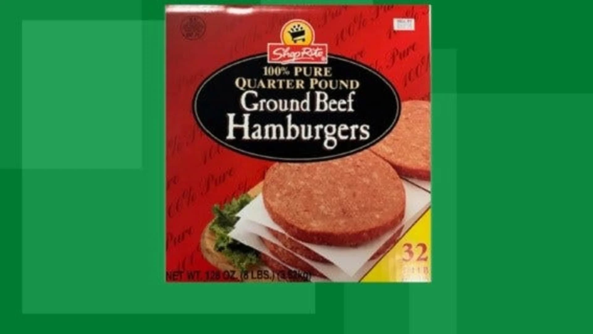 Check your freezer: ShopRite burgers recalled over potential E. coli contamination