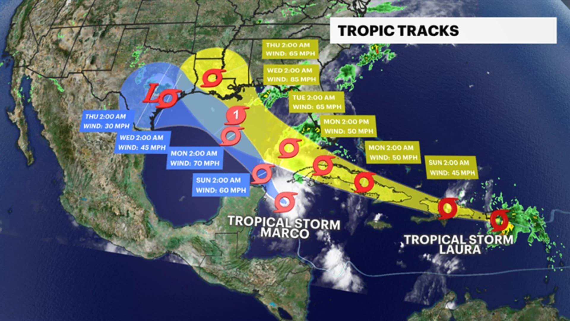 Tropical Tracker: Track storm activity and expected paths